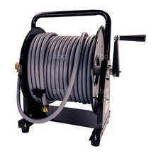 Triple Crown Powder Coated Steel Hose Reel 166'